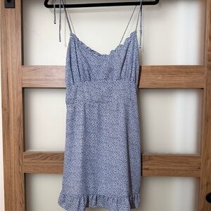 Abercrombie & Fitch Light Blue Floral Mini Dress